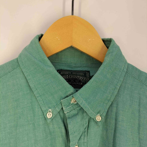 ポロカントリーラルフローレン POLO COUNTRY RALPH LAUREN ポニー刺繍 ボタンダウンシャツ メンズ import:M