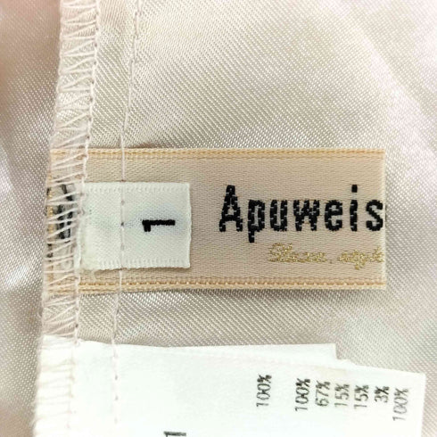 アプワイザーリッシェ Apuweiser riche リボン刺繍レーススカート レディース JPN:1