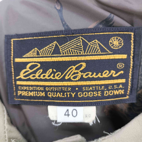 エディーバウアー Eddie Bauer USA製 黒タグ前期 ダウンライナー付き ステンカラーコート メンズ 40