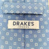 ドレイクス Drakes 総柄 シルクネクタイ メンズ