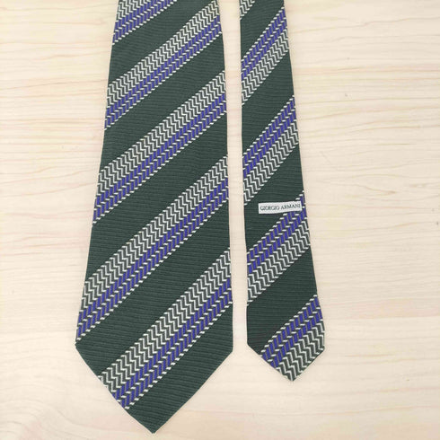 ジョルジオアルマーニ Giorgio Armani CRAVATTE OLD 総柄 シルクネクタイ メンズ