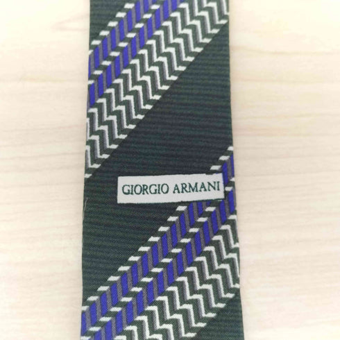 ジョルジオアルマーニ Giorgio Armani CRAVATTE OLD 総柄 シルクネクタイ メンズ