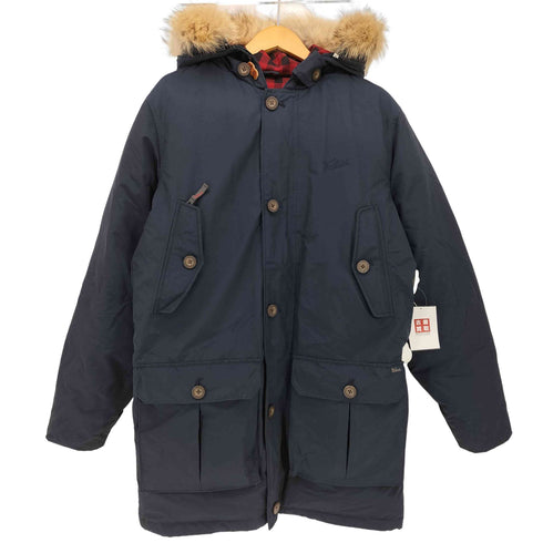 ウールリッチ WOOLRICH ロゴ刺繍 裏地チェック コヨーテファー アークティックパーカ メンズ import:S