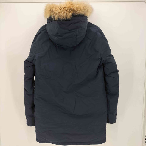 ウールリッチ WOOLRICH ロゴ刺繍 裏地チェック コヨーテファー アークティックパーカ メンズ import:S