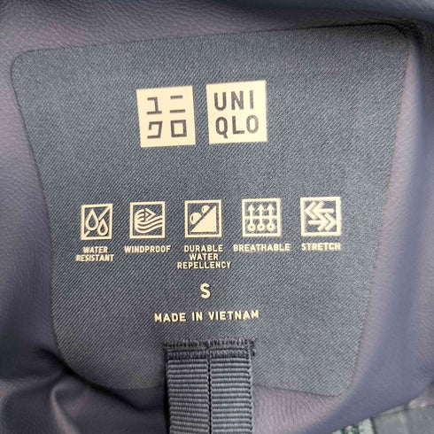 ユニクロ UNIQLO ブロックテックパーカー メンズ JPN:S
