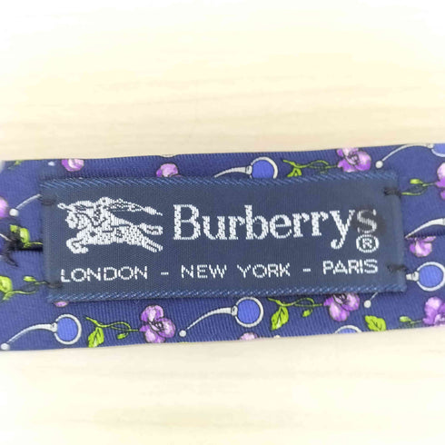 バーバリーズ BURBERRYS 総柄 シルクネクタイ メンズ