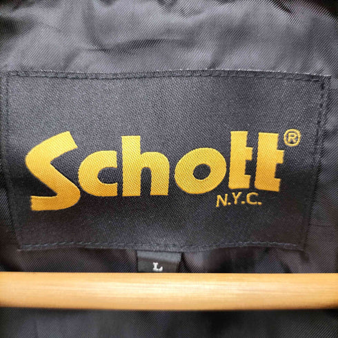 ショット Schott JOURNAL STANDARD別注 LAMB LEATHER MA-1 メンズ L