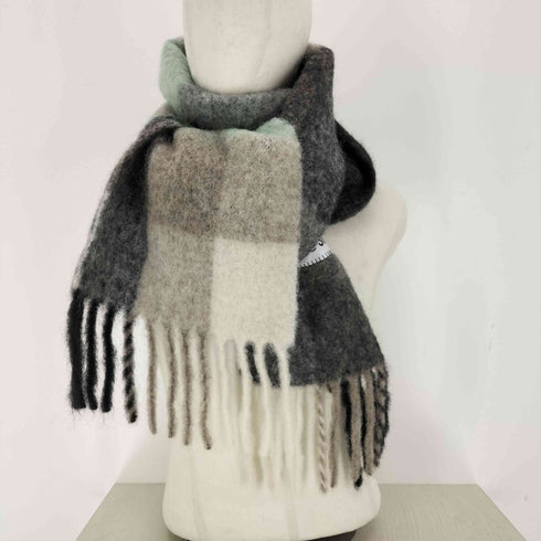 アクネストゥディオズ ACNE STUDIOS Mohair Checked Scarf メンズ 250×28cm