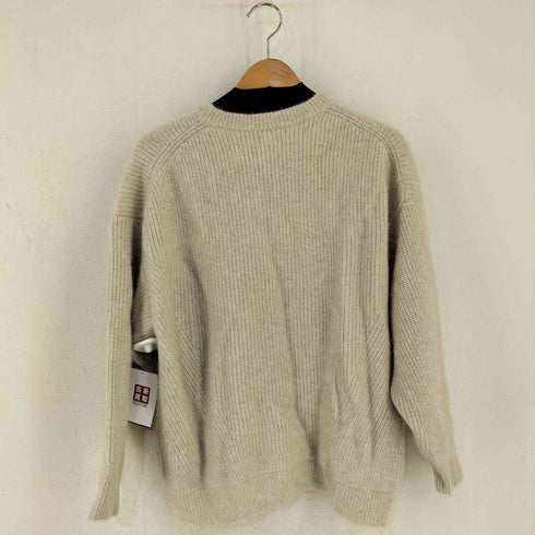 バーニーズニューヨーク BARNEYS NEWYORK カシミヤ100 クルーネックセーター ニット レディース JPN:38