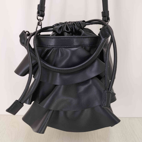 ユナイテッドアローズ UNITED ARROWS 22AW Bag フリル 2WAY カウレザー ショルダーバッグ レディース