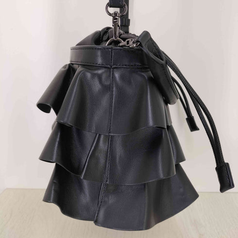 ユナイテッドアローズ UNITED ARROWS 22AW Bag フリル 2WAY カウレザー ショルダーバッグ レディース