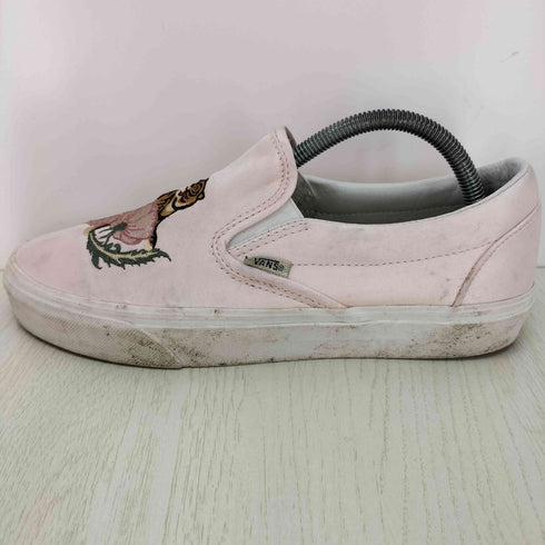 バンズ VANS 虎 ハイビスカス刺繍 スーベニアスリッポン メンズ JPN:26.5