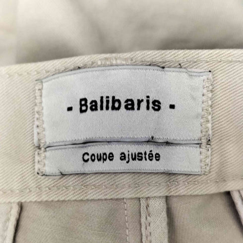 Balibaris Coupe Ajustee ボタンフライ チノパンツ メンズ 33