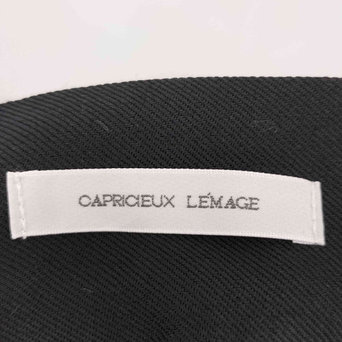 カプリシュレマージュ CAPRICIEUX LEMAGE ハイウエストタックパンツ レディース 38