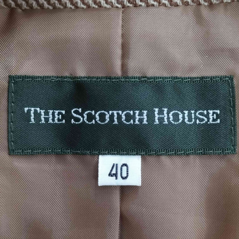ザスコッチハウス The Scotch House 3B テーラードジャケット フレアミニスカート セットアップ レディース ジャケット40/スカート38