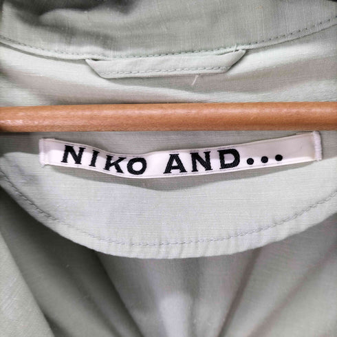 ニコアンド niko and... フード付きトレンチコート レディース FREE