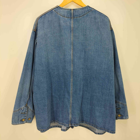 ジャーナルスタンダード JOURNAL STANDARD デニム ノーカラー カバーオール ジャケット メンズ FREE