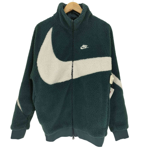 ナイキ NIKE 23AW Full Zip Reversible Boa Jacket Sportswear Swoosh Deep Jungle Sail シェルパジャケット ボアジャケット メンズ import:S
