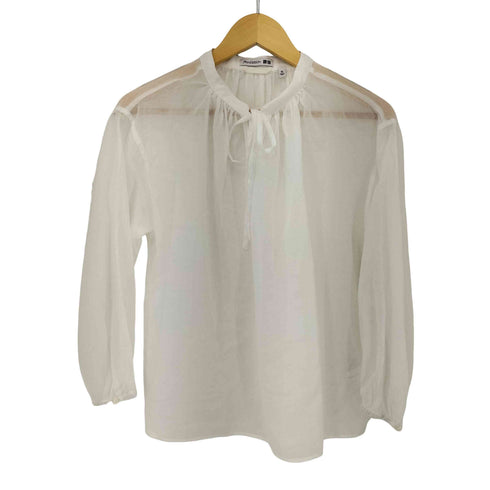 ユニクロジェイダブリューアンダーソン UNIQLO JW ANDERSON コットンシアーボリュームブラウス レディース JPN:XS