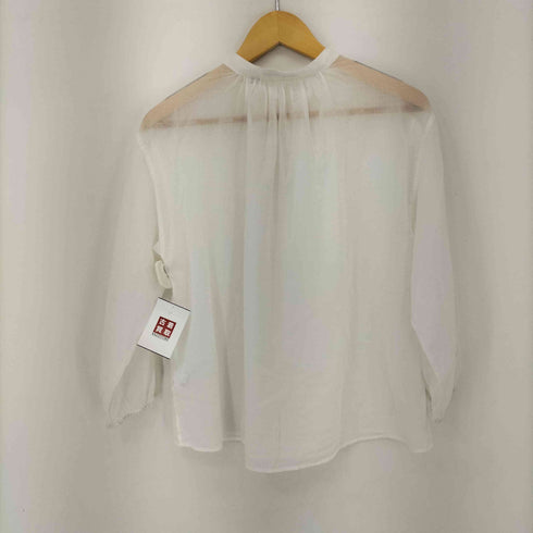 ユニクロジェイダブリューアンダーソン UNIQLO JW ANDERSON コットンシアーボリュームブラウス レディース JPN:XS