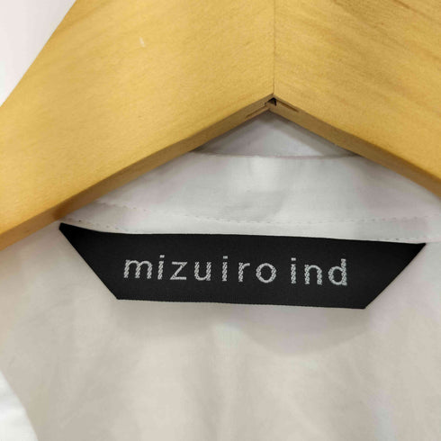 ミズイロインド mizuiro ind バックギャザーワイドブラウス レディース