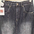ワッジボーイ Wudge Boy Brushed Damage Denim Skirt ブラック デニム スカート Y2K レディース FREE