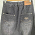ワッジボーイ Wudge Boy Brushed Damage Denim Skirt ブラック デニム スカート Y2K レディース FREE