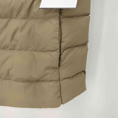 ムジ MUJI 再生ナイロン軽量ノーカラーダウンベスト レディース JPN:XS