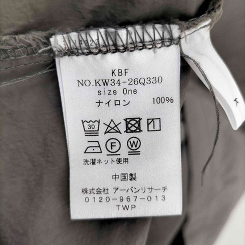 ケイビーエフ KBF 2WAYギャザーボリュームワンピース レディース ONE SIZE
