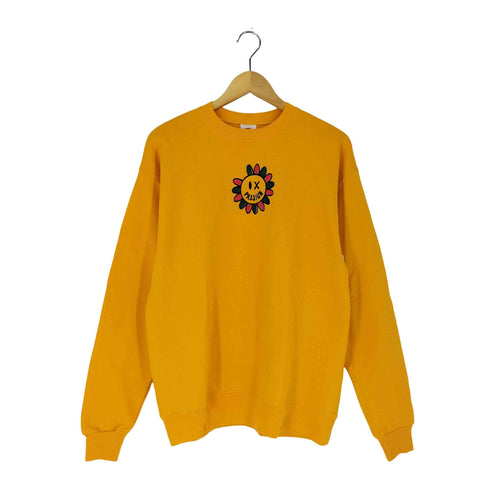ヘインズ Hanes ecosmart PASSION 刺繍 クルーネックスウェット メンズ import:M