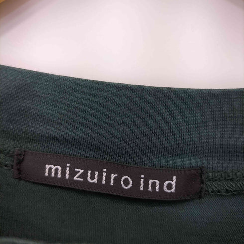 ミズイロインド mizuiro ind ドルマンスリーブカットソー レディース