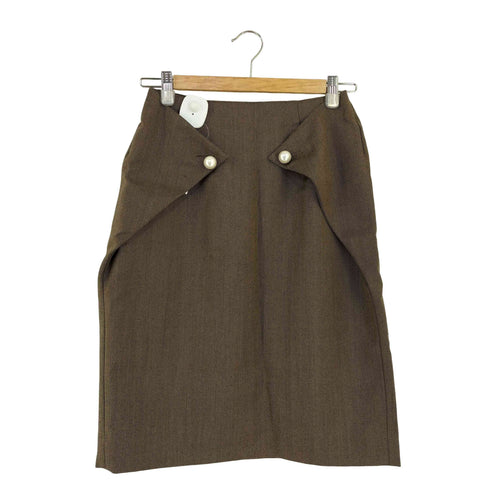 ジョンローレンスサリバン JOHN LAWRENCE SULLIVAN WOMEN FRONT SIDE TUCKED SKIRT レディース JPN:M