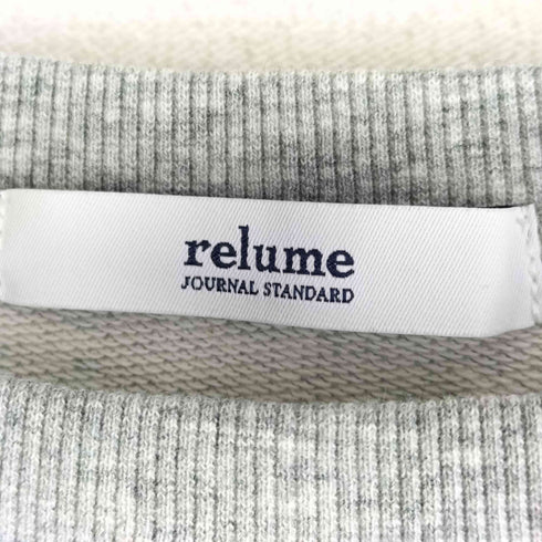 ジャーナルスタンダードレリューム JOURNAL STANDARD relume バイオミニ裏毛ルーズプルオーバー レディース FREE