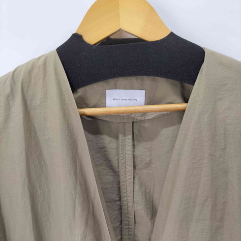 ユナイテッドアローズグリーンレーベルリラクシング UNITED ARROWS green label relaxing ギャザー ドロスト ガウン コート レディース JPN:36