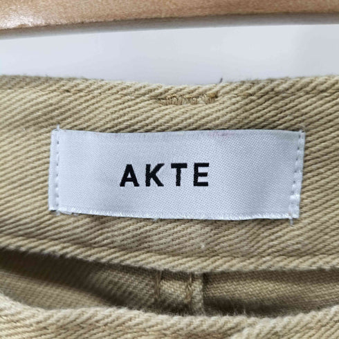 アクテ AKTE ストレートソフトデニムパンツ レディース