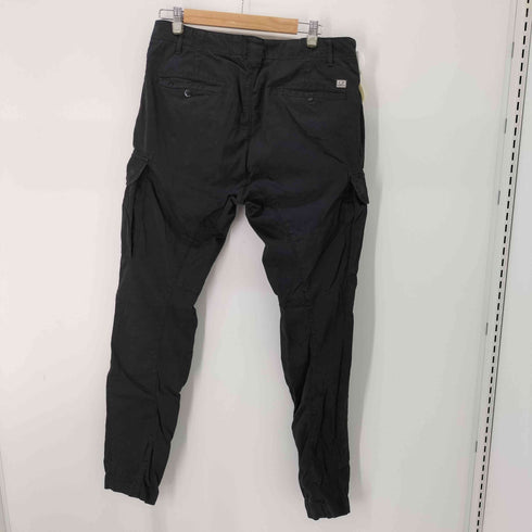 シーピーカンパニー C.P.COMPANY Black Stretch Sateen Cargo Pants メンズ EUR:46-48