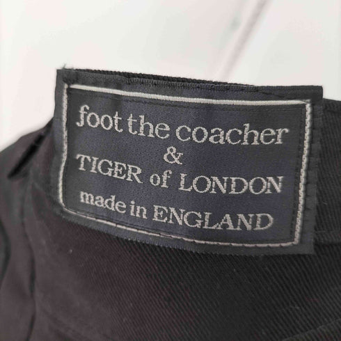 フットザコーチャー foot the coacher TIGER OF LONDON スリムテーパードオンテージパンツ メンズ 30