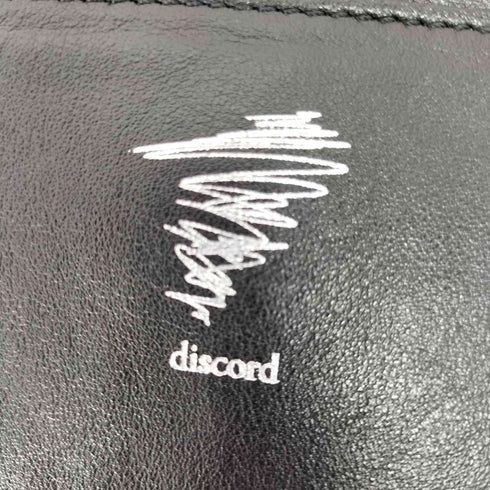 ディスコードヨウジヤマモト discord Yohji Yamamoto スクエアレザーショルダーバッグ フラップポケット メンズ