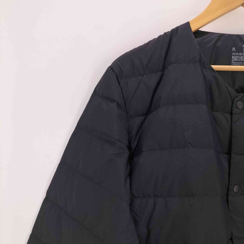 ムジルシリョウヒン 無印良品 軽量ダウン 帯電防止裏地 ノーカラージャケット メンズ JPN:XL