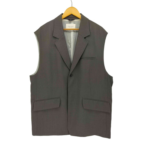 パブリックトウキョウ PUBLIC TOKYO AQUA WOOL カルゼ テーラード ベスト メンズ JPN:2