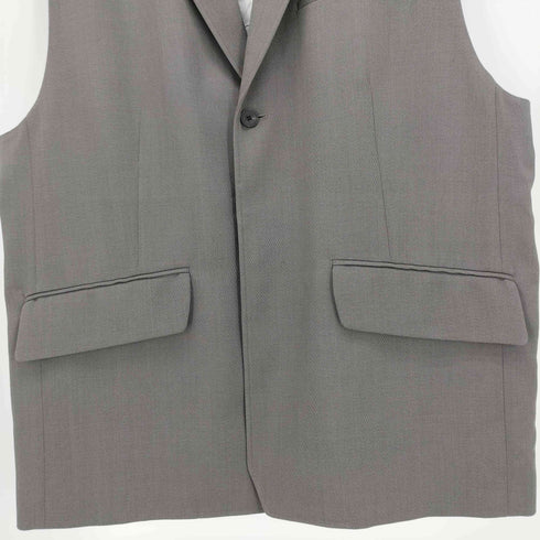 パブリックトウキョウ PUBLIC TOKYO AQUA WOOL カルゼ テーラード ベスト メンズ JPN:2