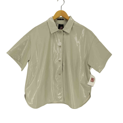 アトモスピンク ATMOS PINK enamel big shirt IVORY レディース FREE