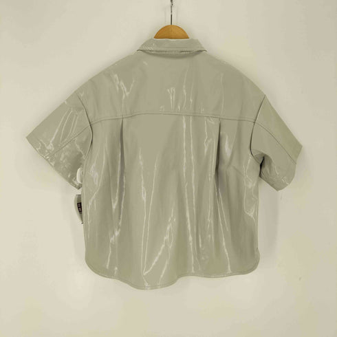 アトモスピンク ATMOS PINK enamel big shirt IVORY レディース FREE