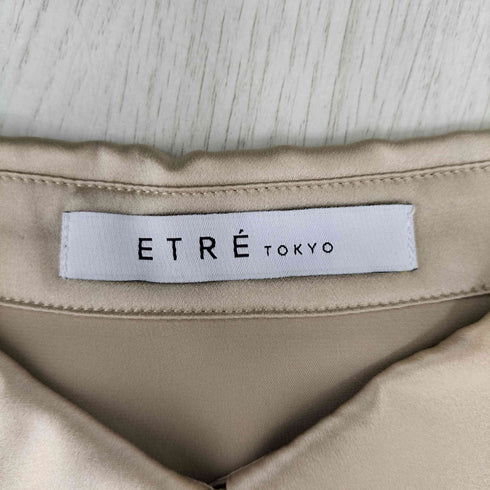 エトレトウキョウ ETRE TOKYO ボックスシルエットシルクシャツ レディース FREE