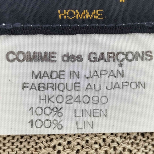 コムデギャルソンオム COMME des GARCONS HOMME 80s 金タグ リネンニットタイ メンズ