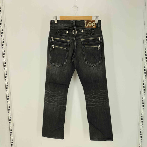 リー Lee シンチバック マルチジップ スリムストレートデニムパンツ Y2K メンズ 30