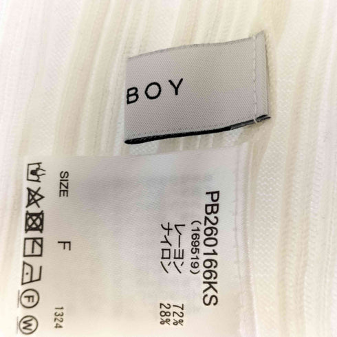 ページボーイ PAGEBOY レーヨン混 デザインニット レディース FREE