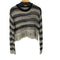 デイジー DAZY クロップドボーダーメッシュトップス レディース JPN:XL