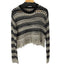 デイジー DAZY クロップドボーダーメッシュトップス レディース JPN:XL
