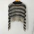 デイジー DAZY クロップドボーダーメッシュトップス レディース JPN:XL